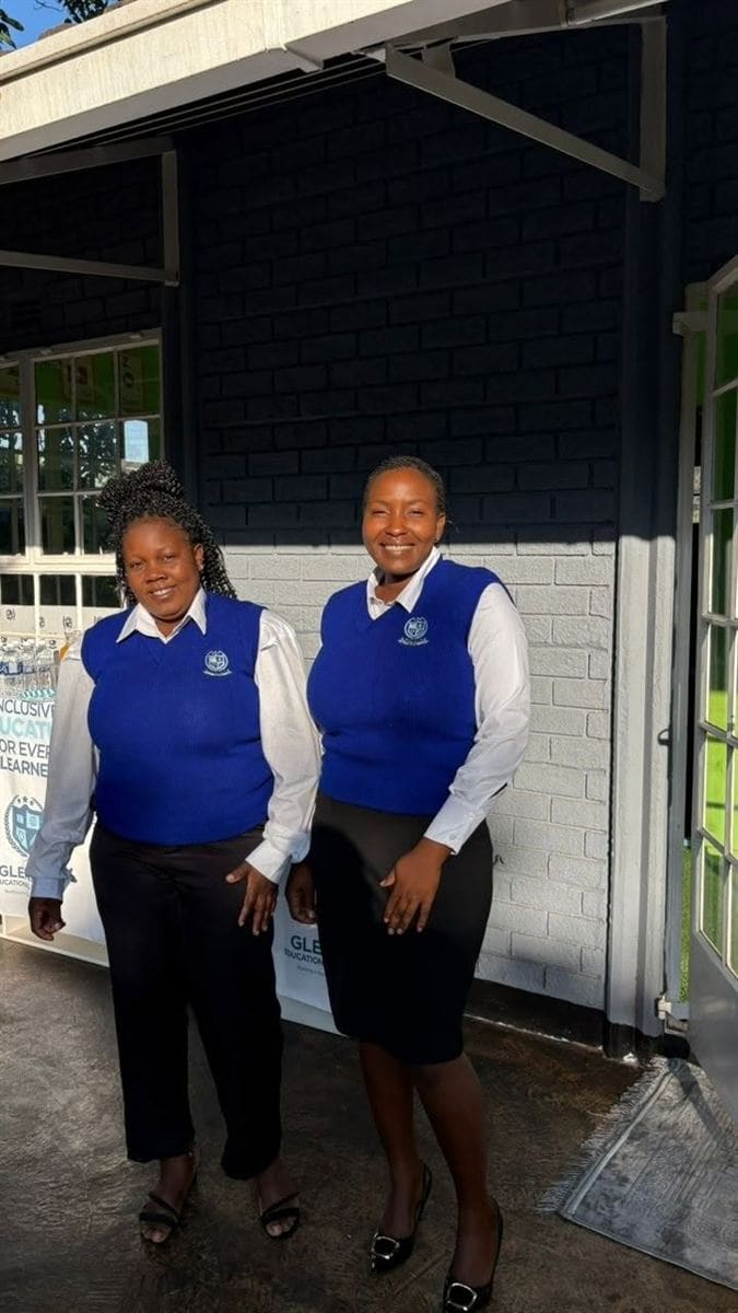 Two members of the Glenrise staff team
